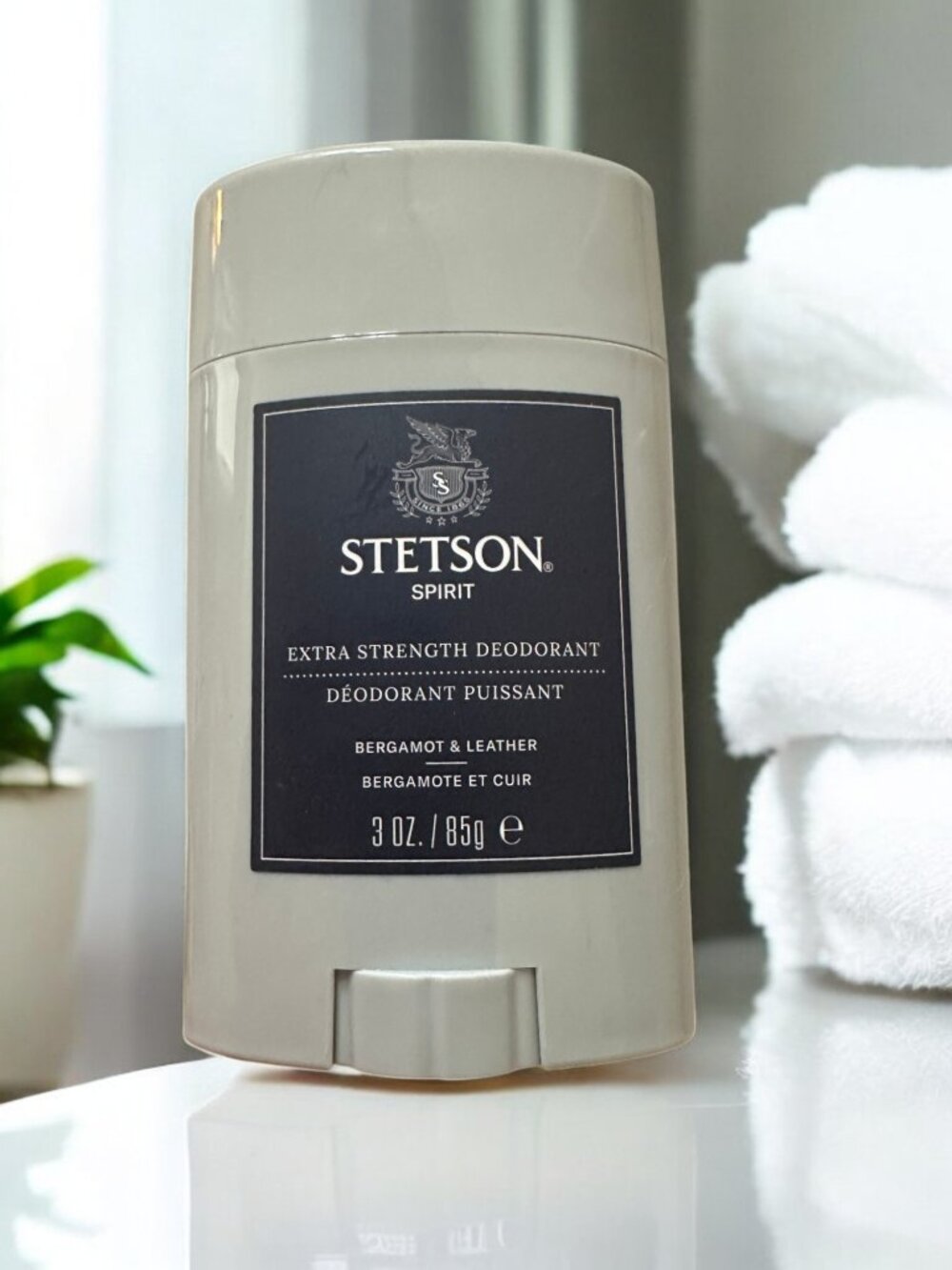 Stetson Spirit Extra Strength Deodorant Stick Bergamot & Leather